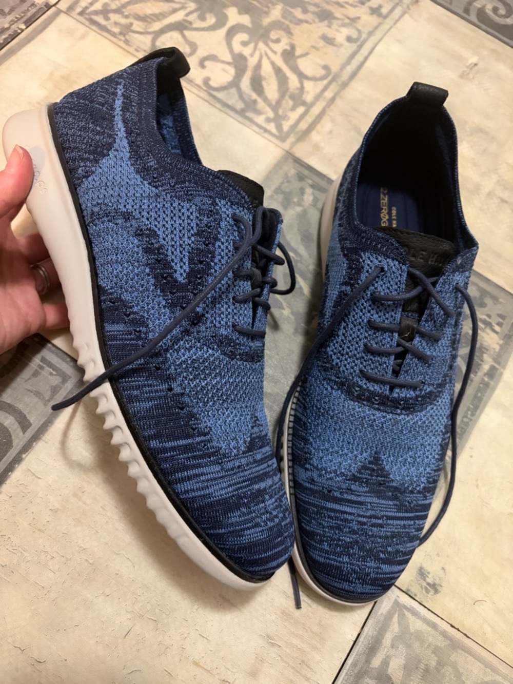 Dress Shoes Blue Cole Haan 2.ZEROGRAND